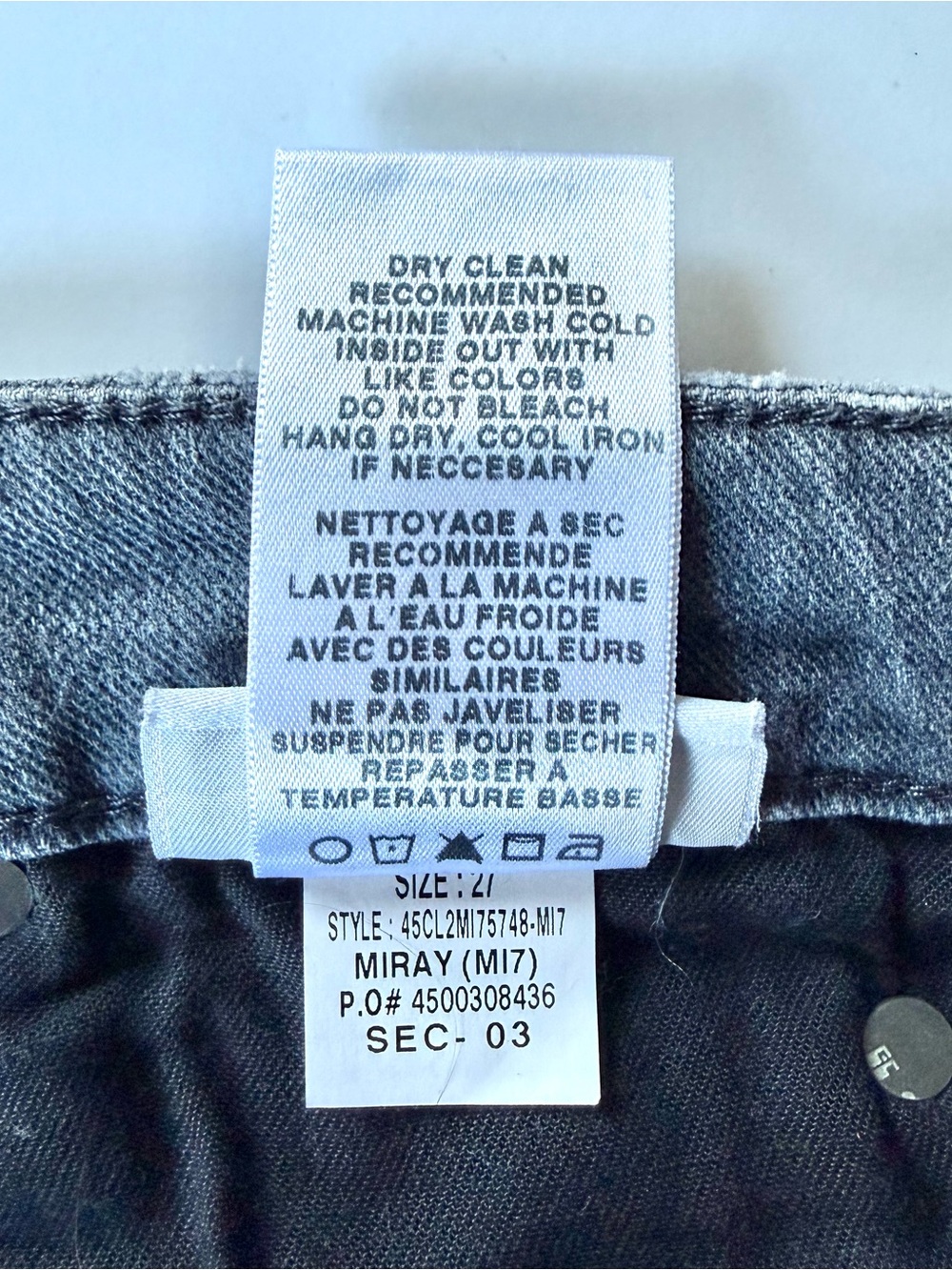 JOE’S JEANS Charlie High Rise Skinny Ankle Distressed Sz 27 Waist 28” Denim Jean - Picture 15 of 16
